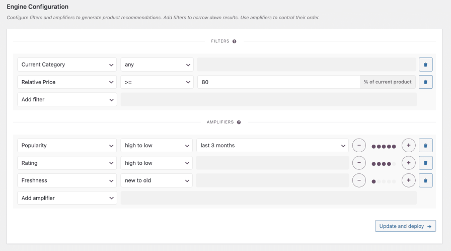 product recommendations plugin for Woocommerce